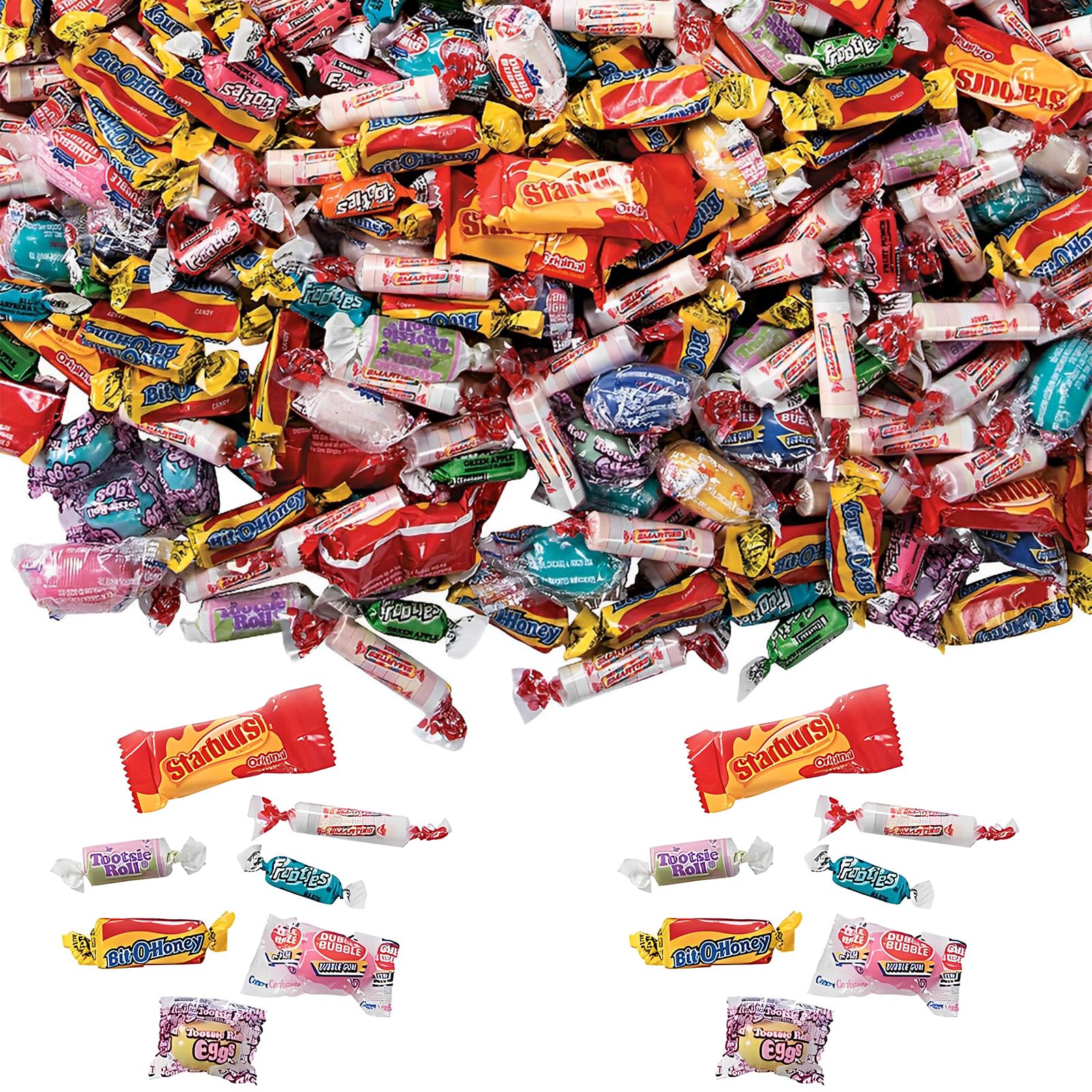 1,000 Piece Premium Bulk Candy - 13 lbs, Great for Easter Eggs, Parades and Party