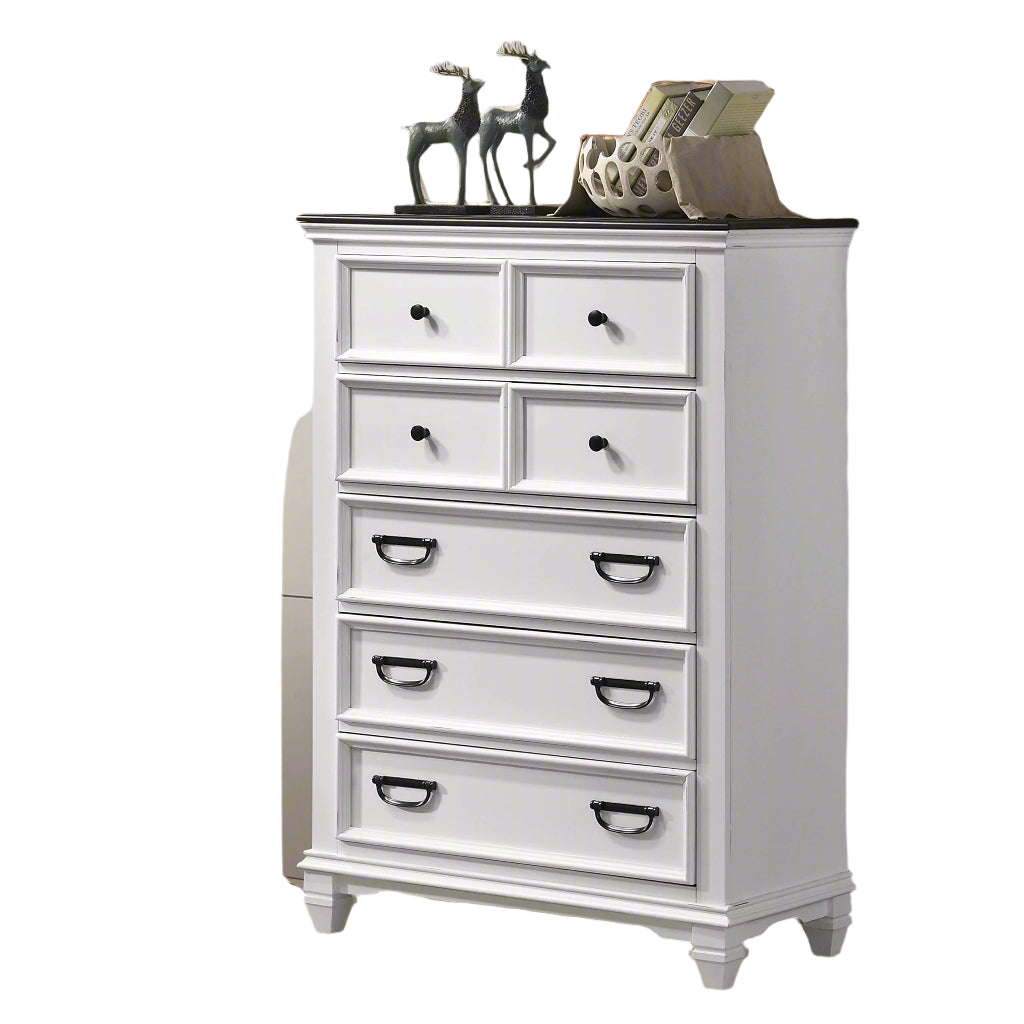 Clelane Wood Bedroom Set with Shiplap Panel Bed, Dresser