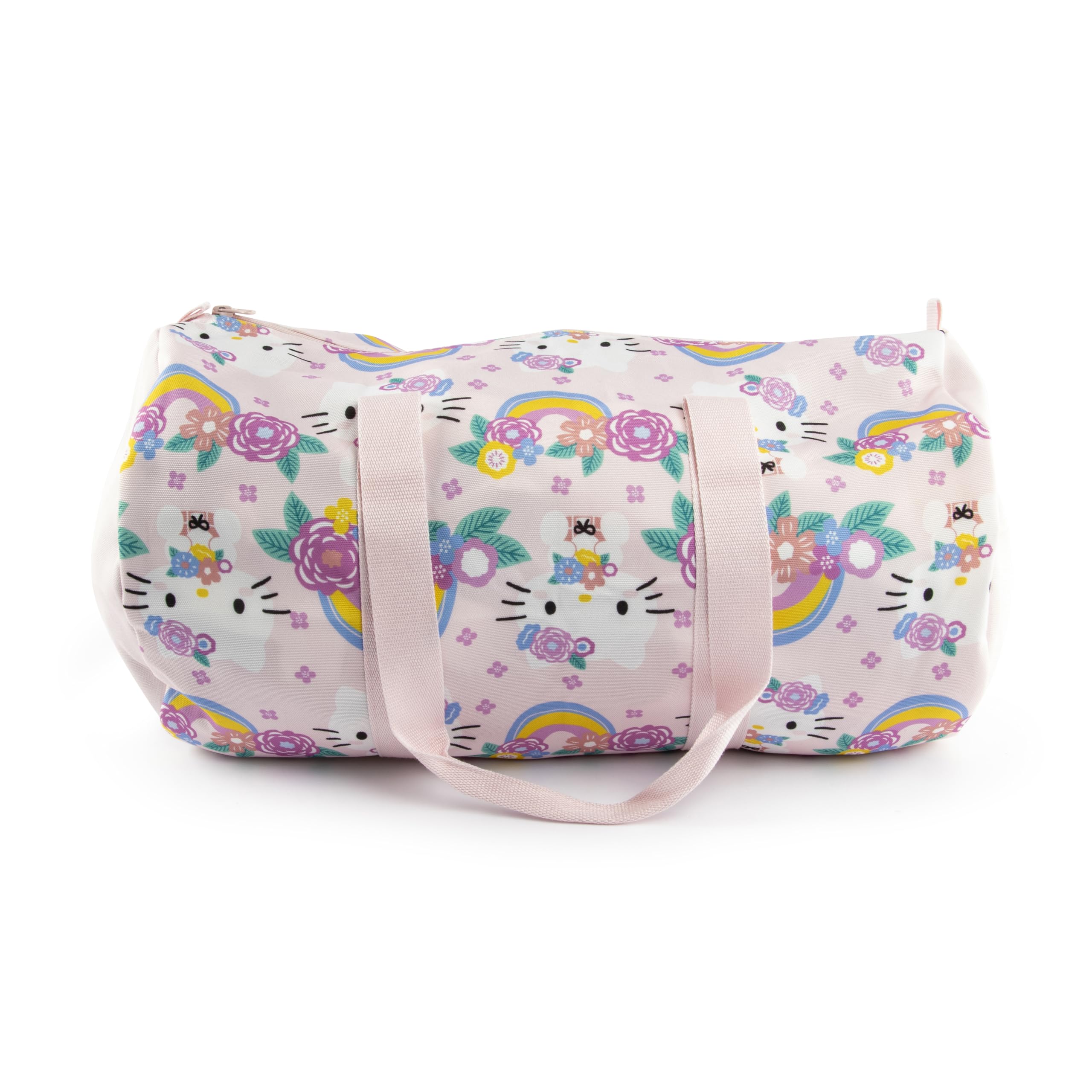 Hello Kitty Twin Size Comforter Set - 4 Piece Floral Bedding Includes Sheet Set,