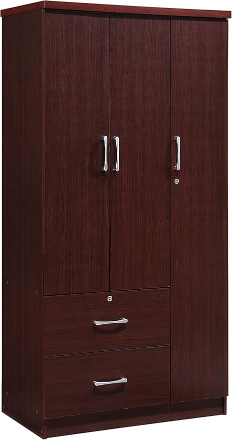 Hodedah Bedroom Armoires, 21"D x 36"W x 72"H