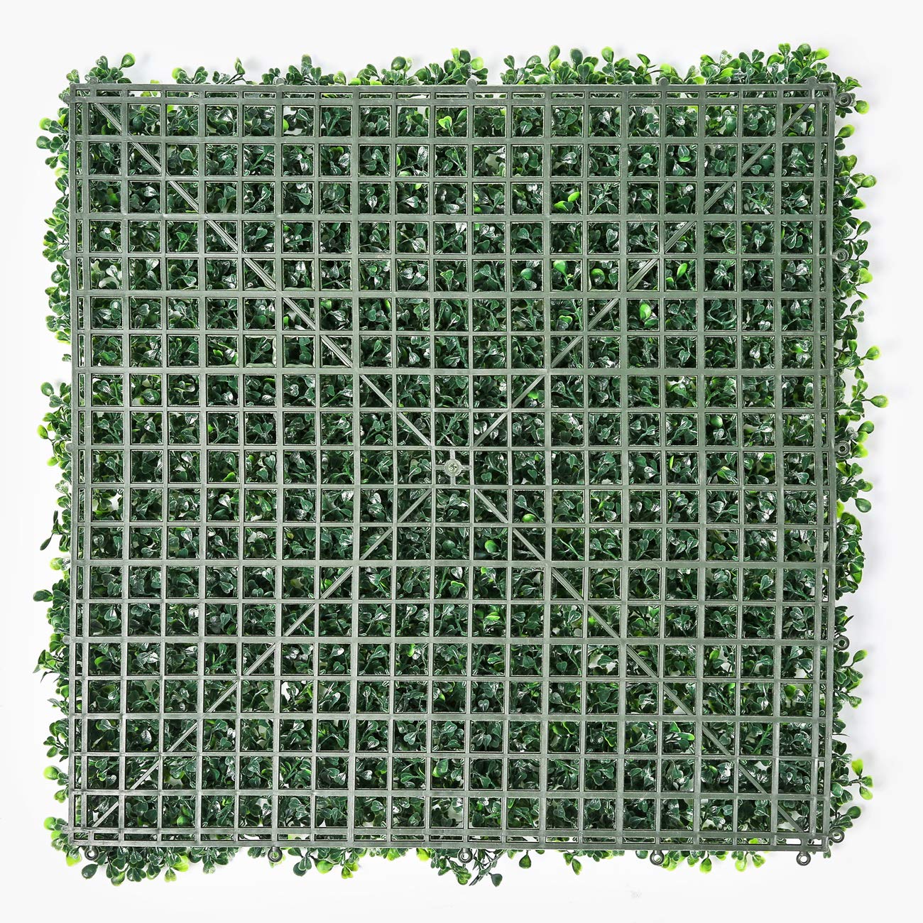 12 Pieces 20"x 20" Artificial Boxwood Panels Topiary Hedge Plant