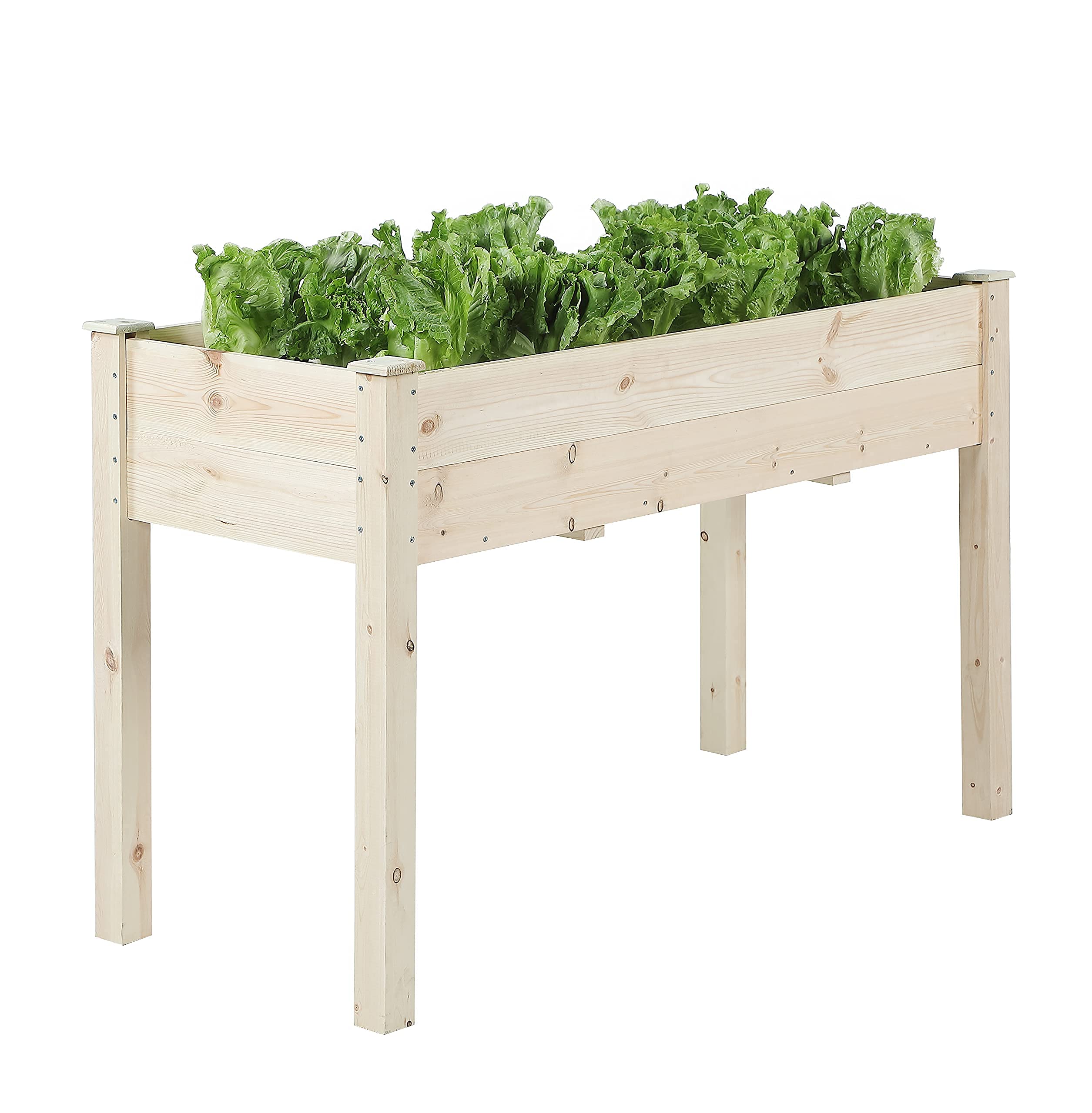 4FT Raised Garden Bed with Legs, Elevated Garden Box for Vegetable, Flower, Herb