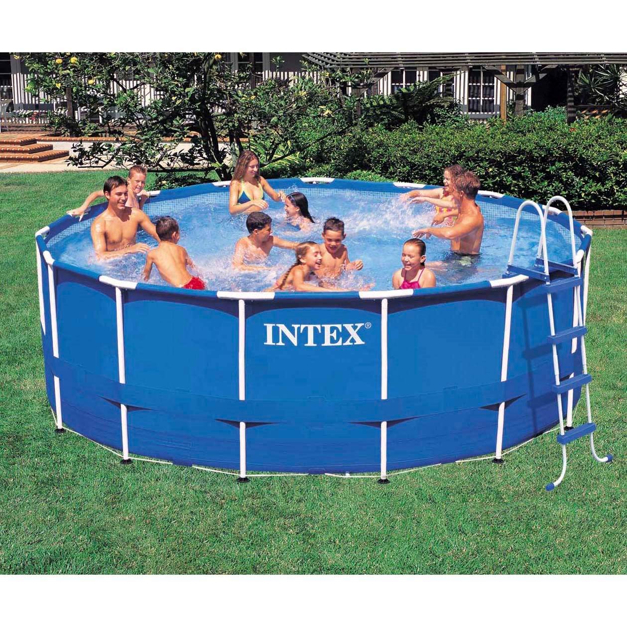 48in Metal Frame Pool Set