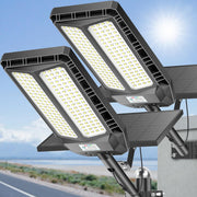 2025 New Solar Lights Outdoor 8000W, Solar Street Lights Outdoor IP67 Waterproof Dusk