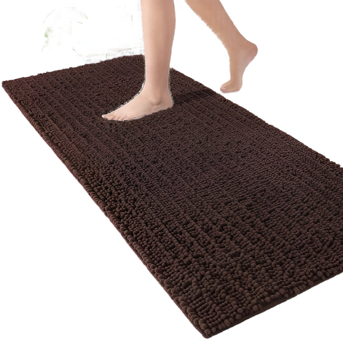 Luxury Chenille Bathroom Rug Mat, Extra Soft Thick Absorbent Shaggy Bath Rugs