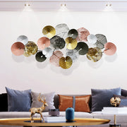 Coastal Metal Wall Art Decor for Living Room, Large Nautical Metal Wall Decor