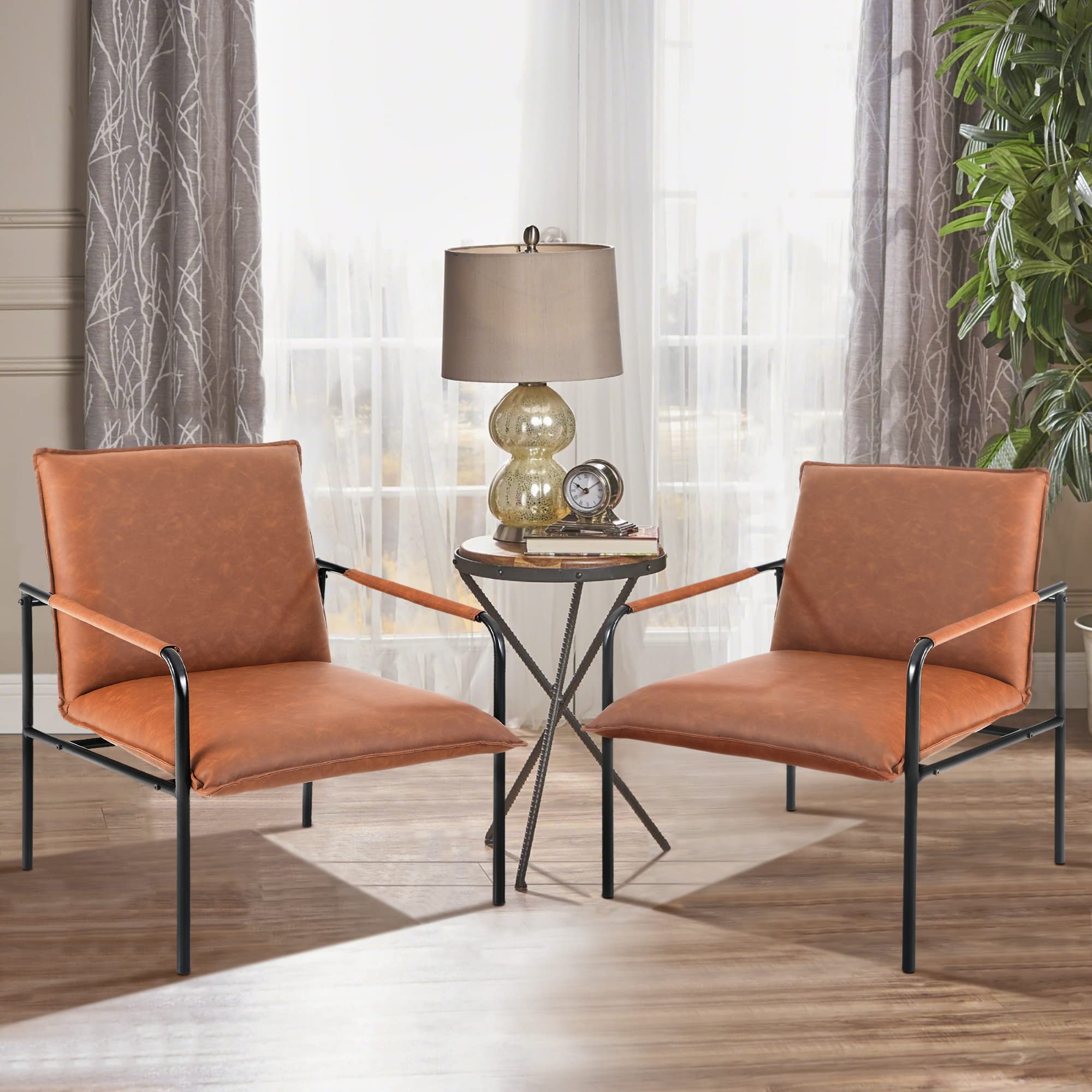 Clearance on Faux Leather Accent Lounge Chair