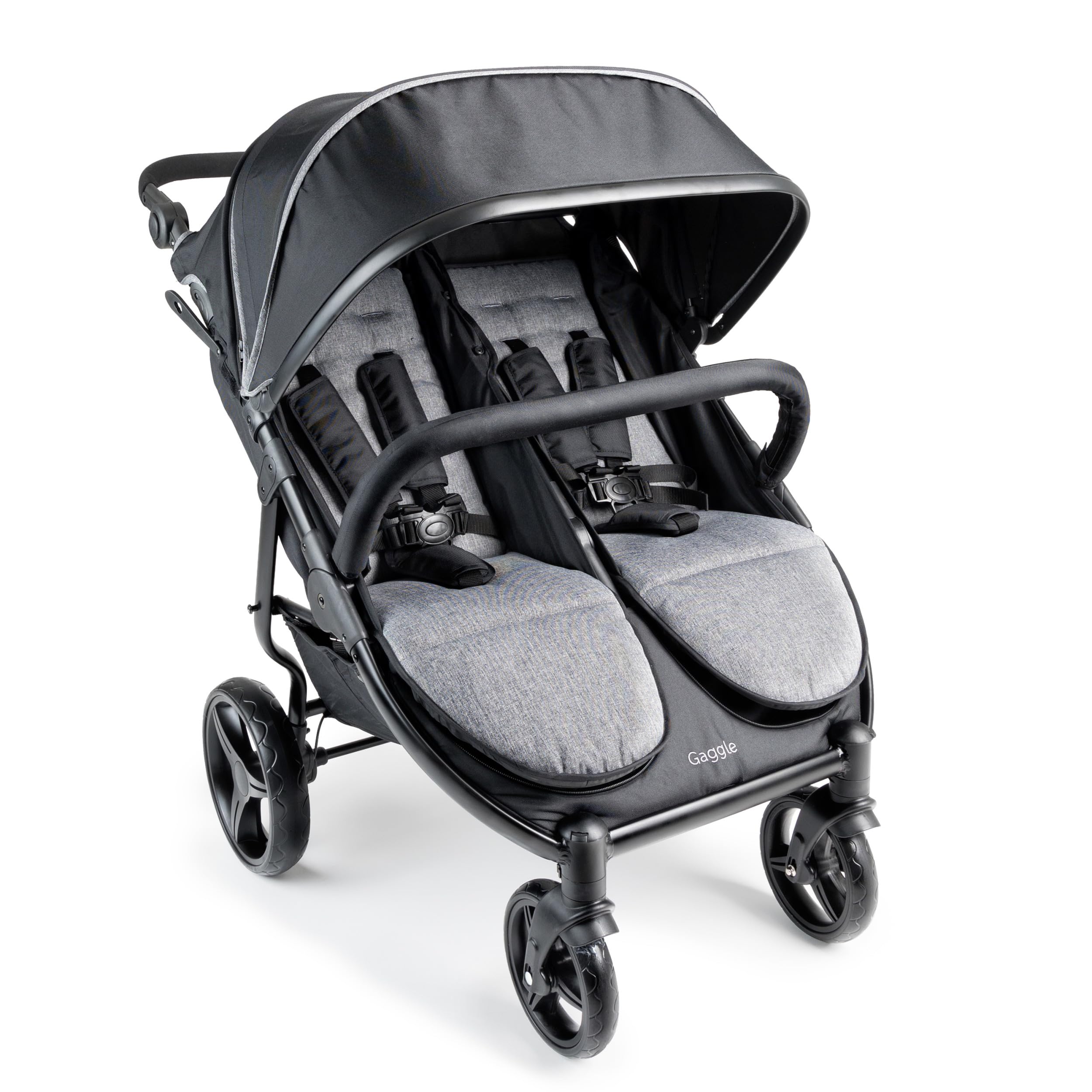 Roadster Duo Side by Side Double Stroller | Lightweight Compact Double Stroller
