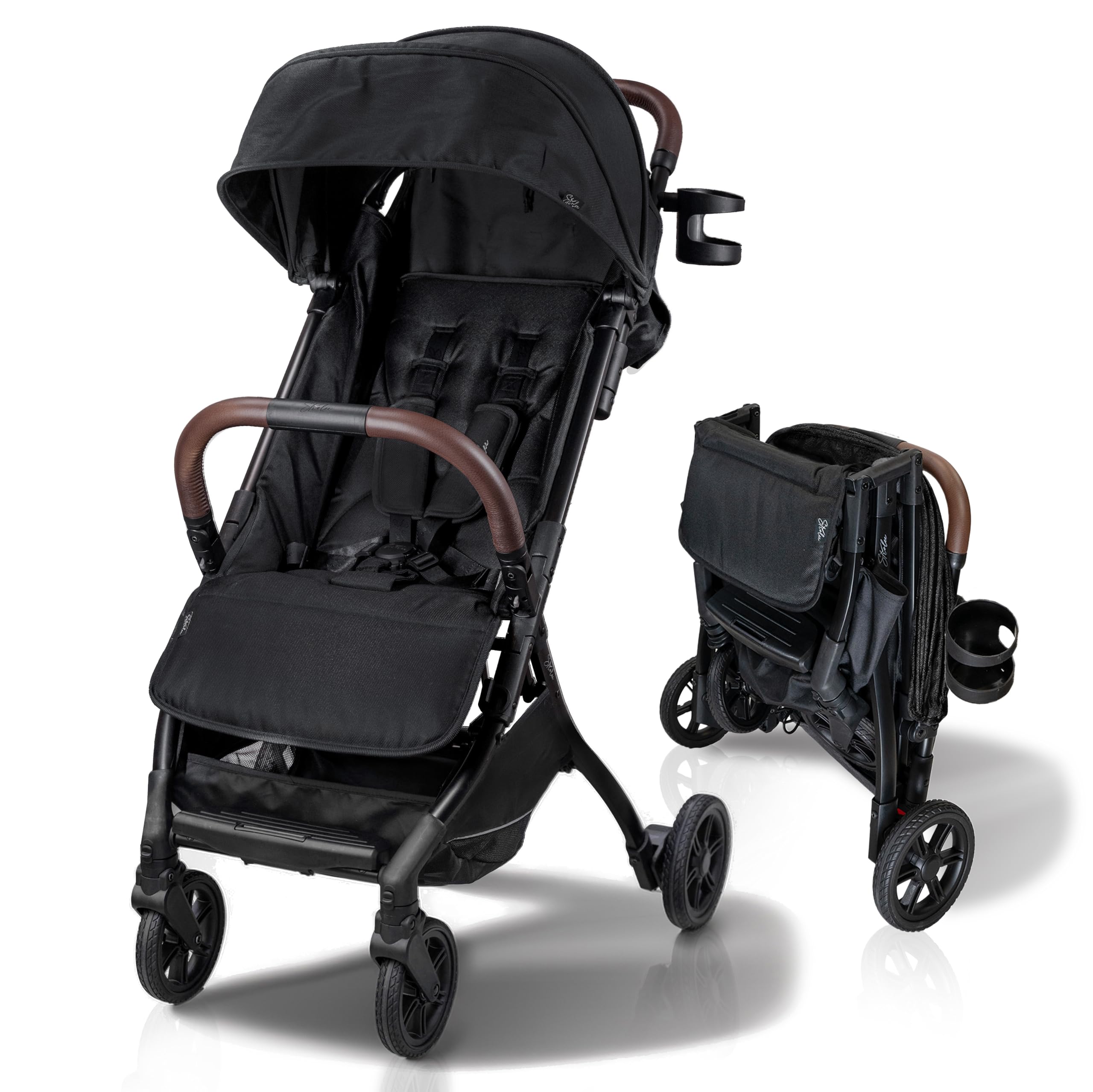Strolee Lightweight Baby & Toddler Stroller, Ultra Compact, Airplane-Friendly Travel Stroller