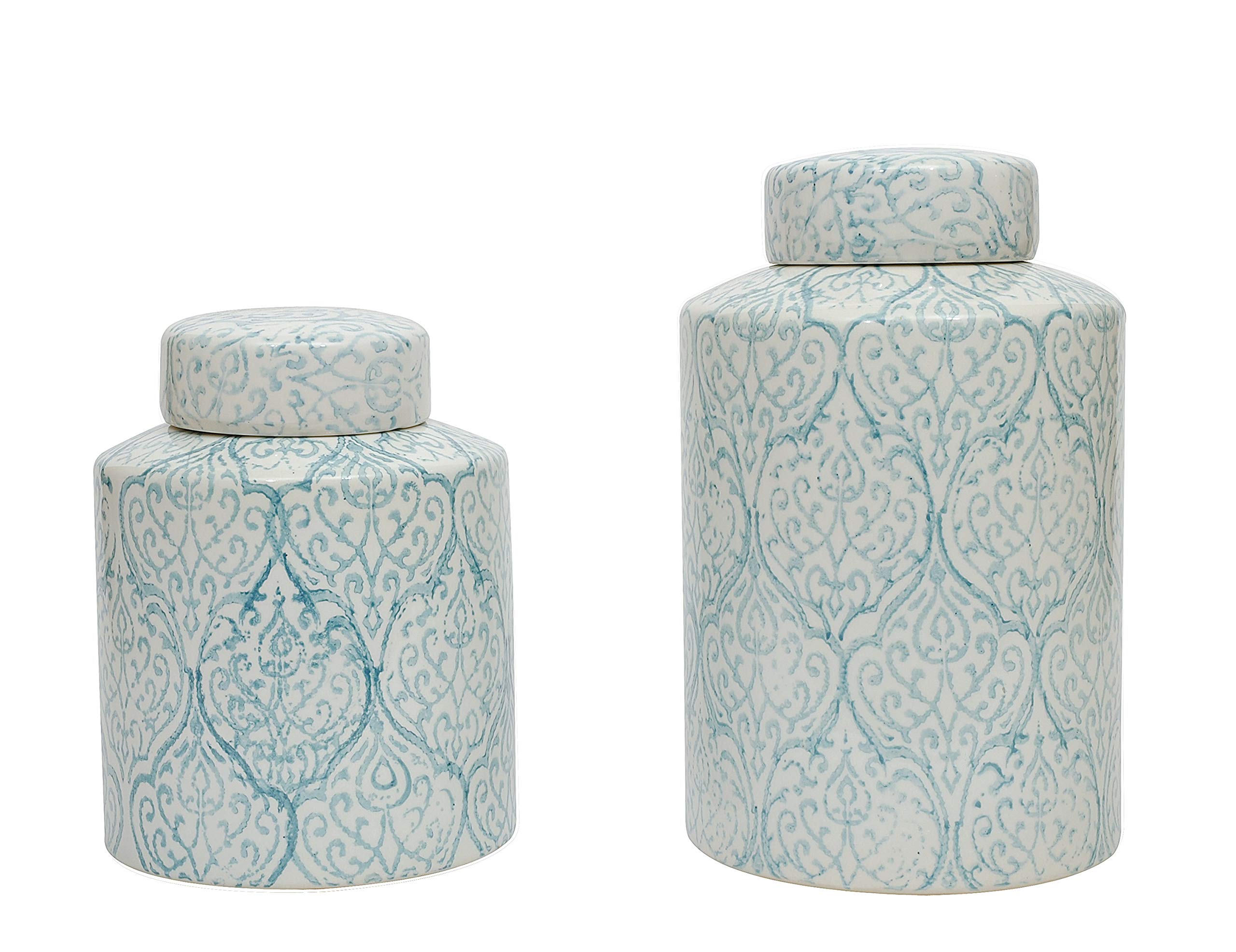 Decorative Ginger Jar with Lid