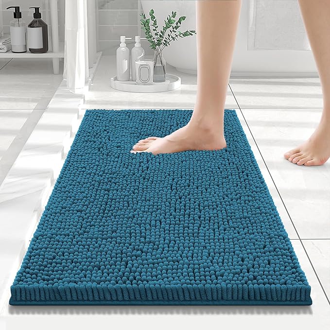 Smiry Luxury Chenille Bath Rug 70''x24'', Extra Soft