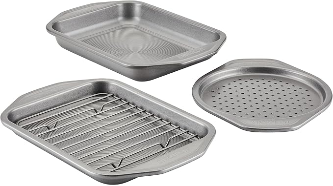 Nonstick Bakeware Set with Nonstick Bread Pan, Cookie Sheet