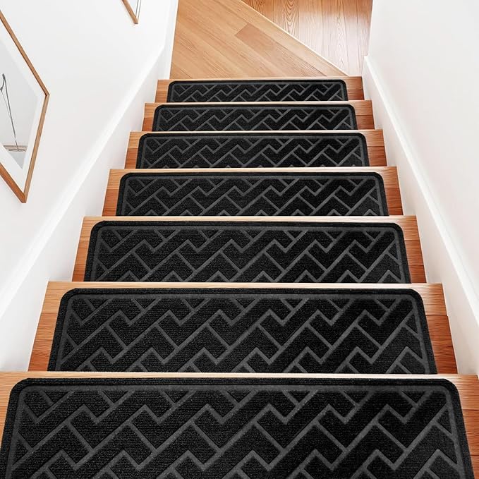 15 Pack 8 "X 30" Non Slip Stair Treads for Wooden Steps