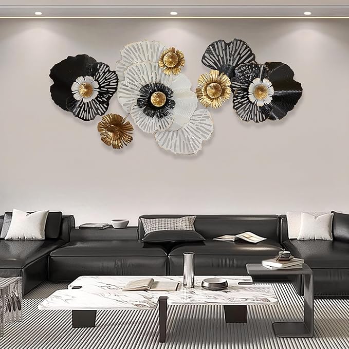 3 PCS Metal Wall Art Large Metal Sailboat Wall Decor, Metal Ship Wall Decorations