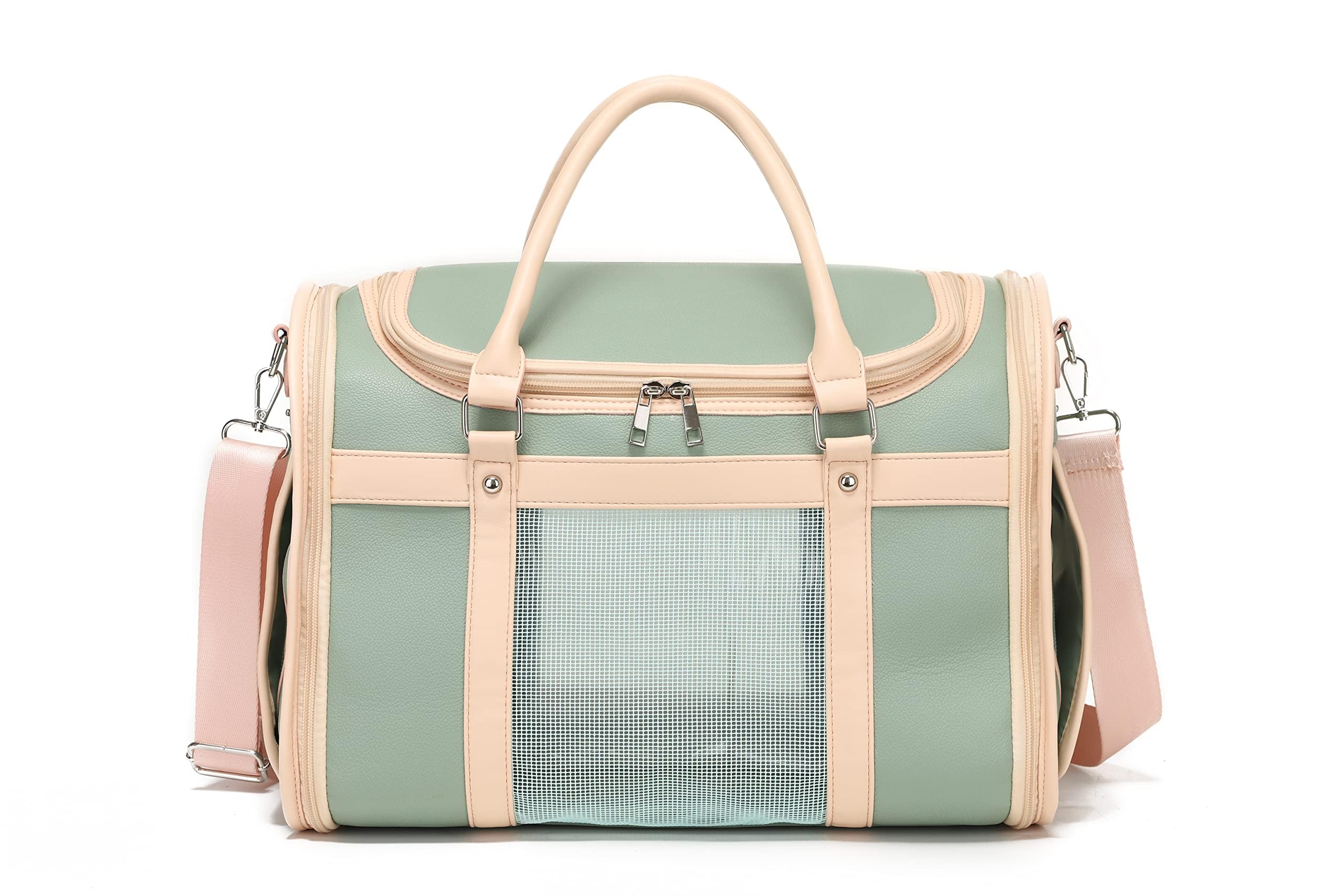 Airline Approved Pet Carrier Backpack, Waterproof PU Foldable Design