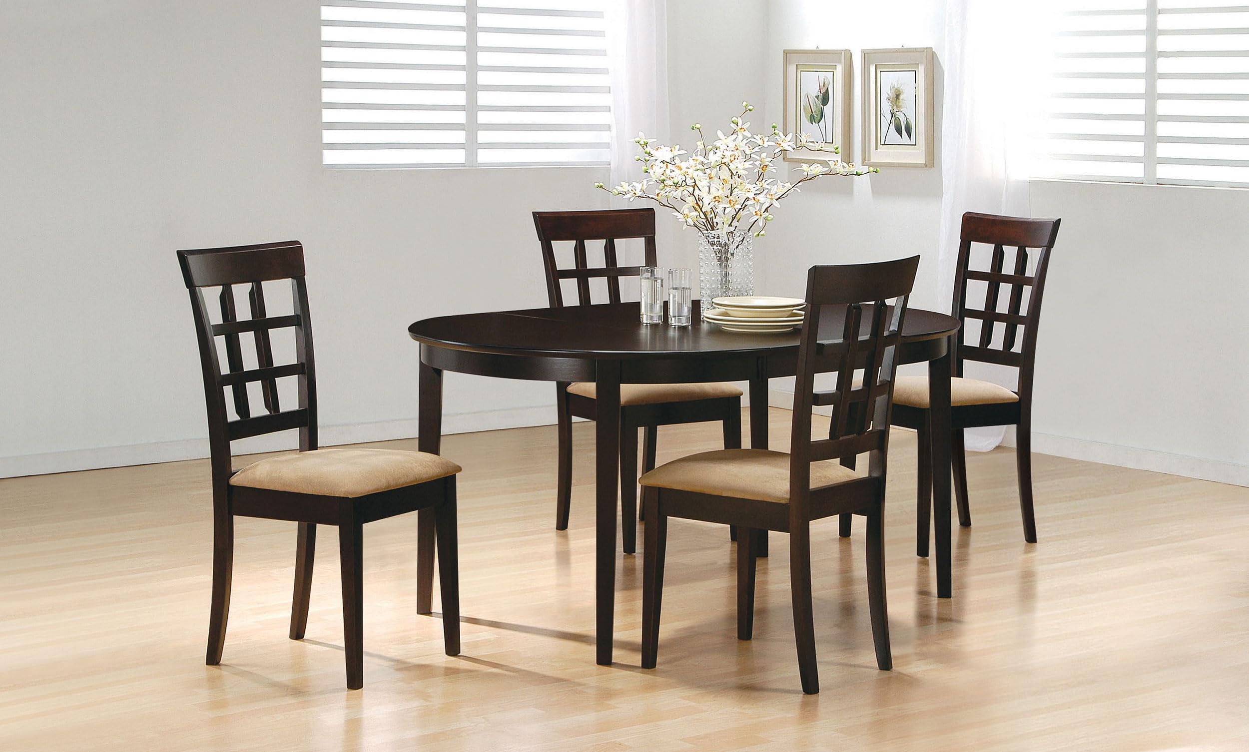 Gabriel - Wood - 5-Piece Extendable Dining Set - 18-Inch Extension Leaf