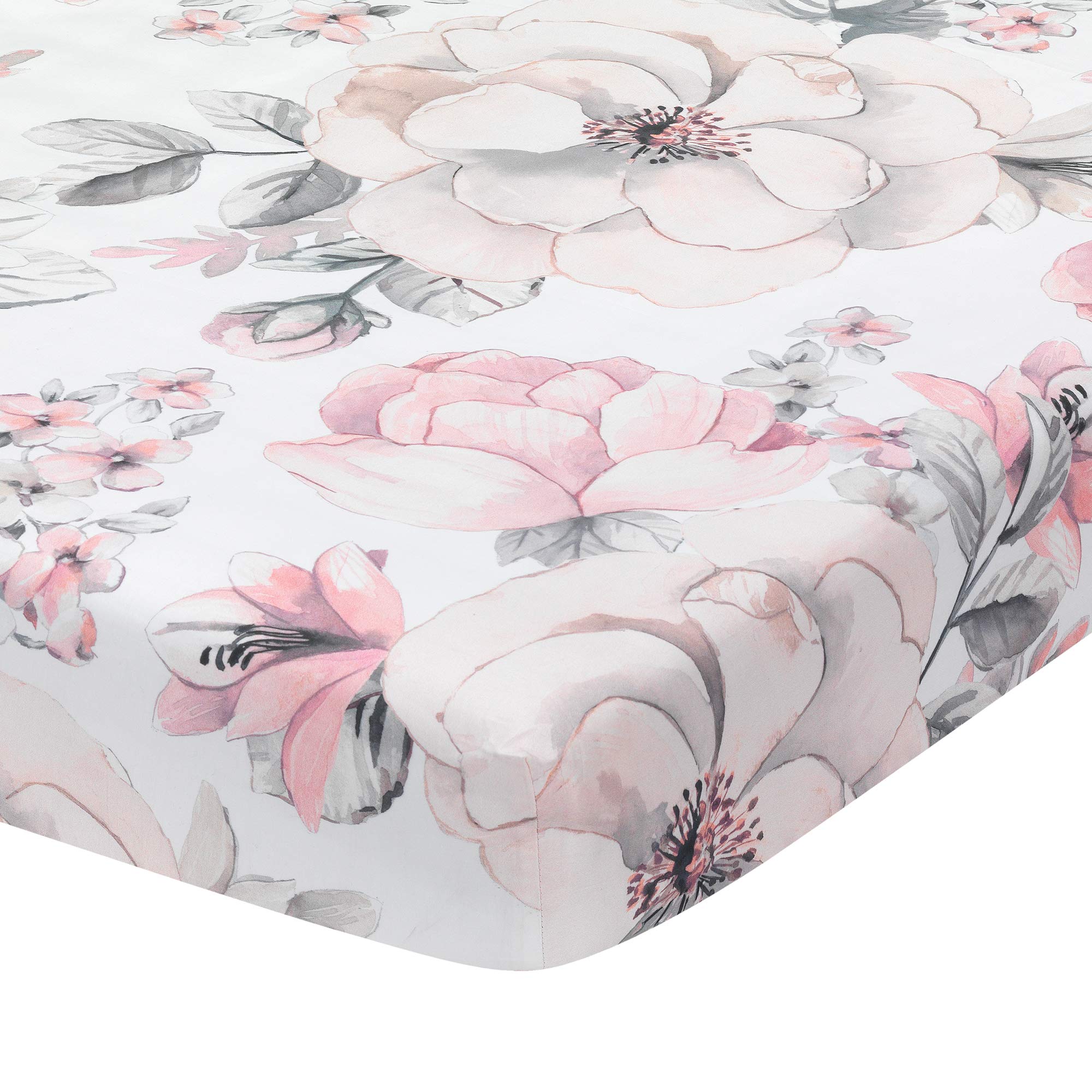 Signature Botanical Baby Watercolor Floral 4-Piece Baby Bedding