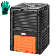 Compost Bin 80Gallon (300L), Outdoor Composter W/Large Capacity & Easy Assembling
