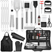 Complete Grill Set Grilling Gifts for Men Dad, 40 Pcs Premium Heavy Duty Stainless