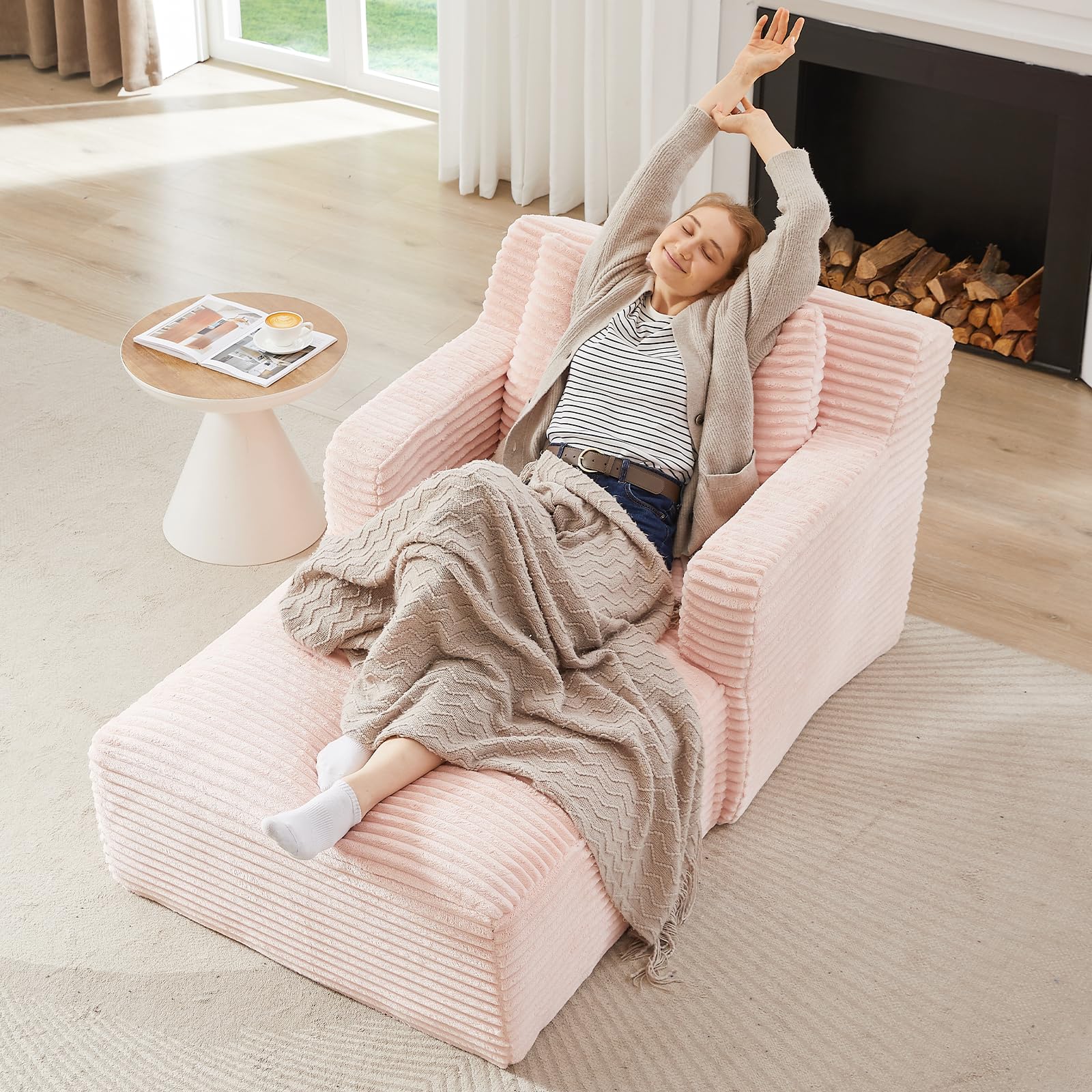 Oversized Chaise Lounge Chair Indoor