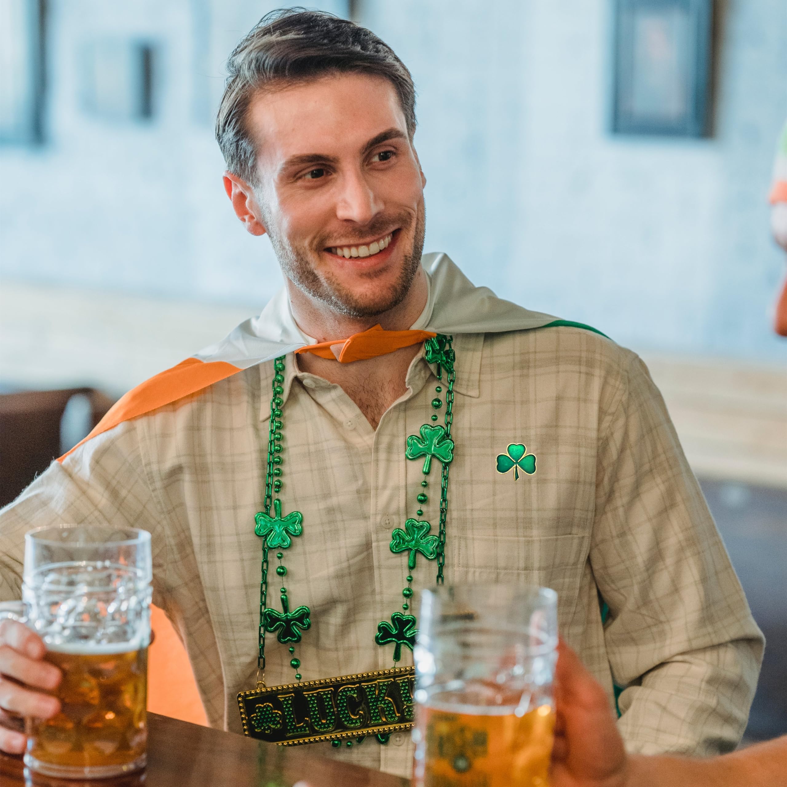 25/50/100pcs St. Patrick's Day clover lapel pin Clover pin brooch Patrick's Day