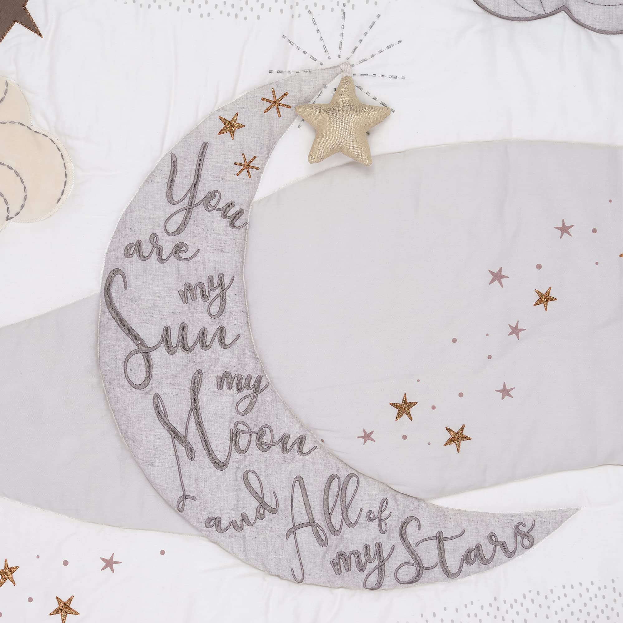 Goodnight Moon 3-Piece Celestial Nursery Baby Crib Bedding Set