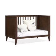 Ollie 4-in-1 Convertible Crib - Greenguard Gold Certified, Walnut Espresso