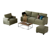85'' L Shaped Couch with Armrest Organizer,3 Seats Sofas for Living Room