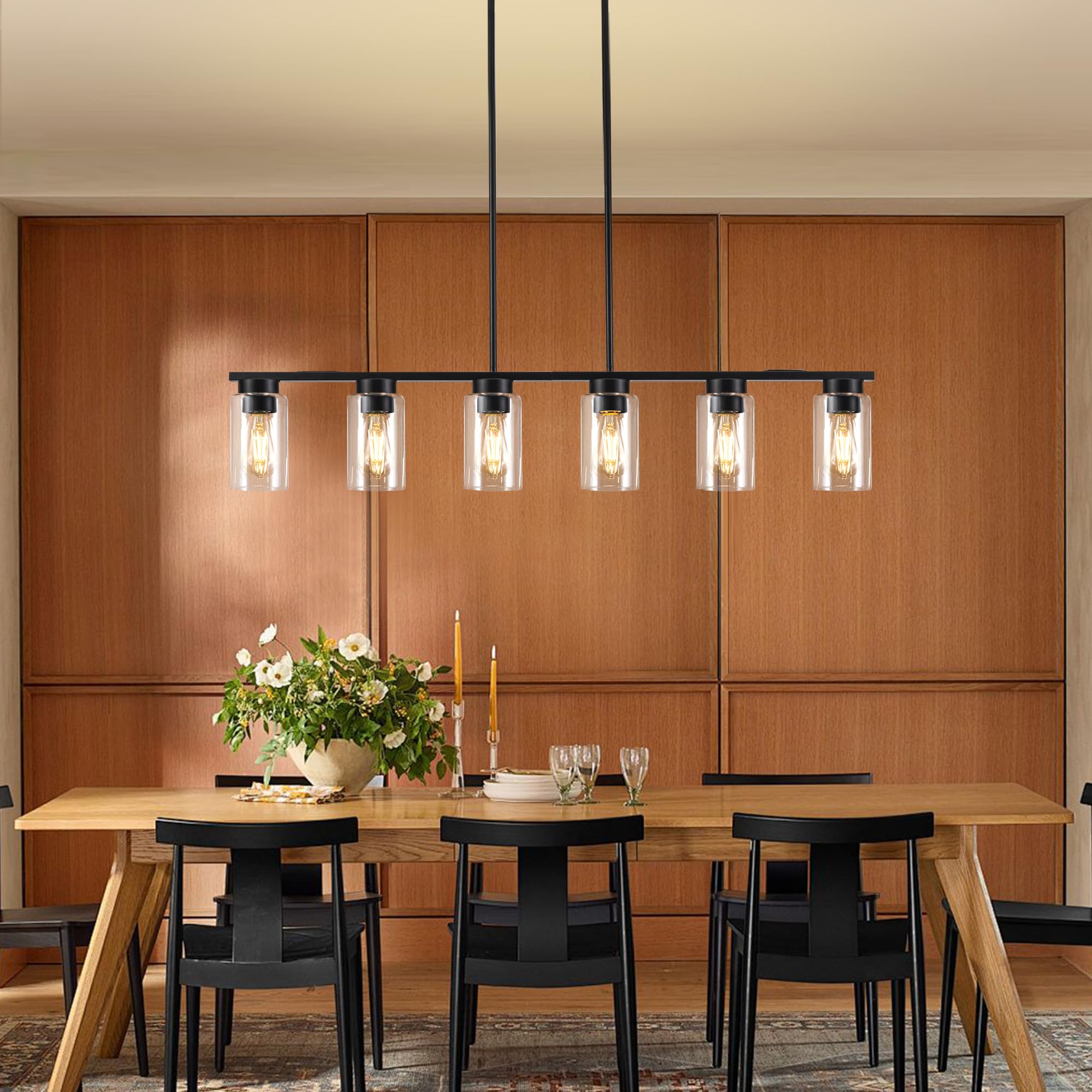 Dining Room Light Fixture Island Lights for Kitchen 6-Light Kitchen Island Lighting