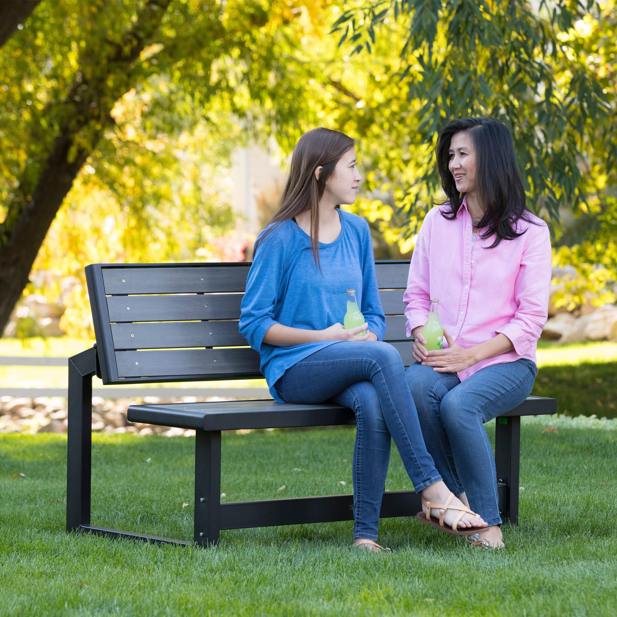 60253 Outdoor Convertible Bench, 55 Inch