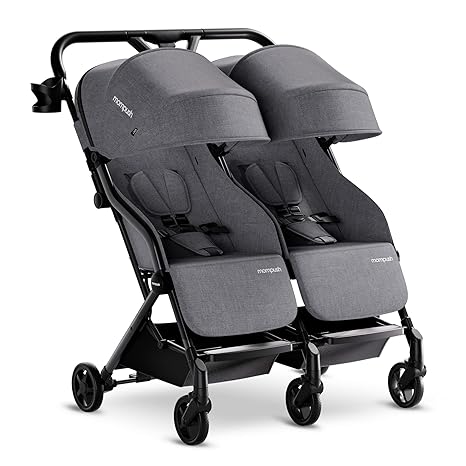 Double Ultralight Stroller, Lightweight Side by Side Stroller