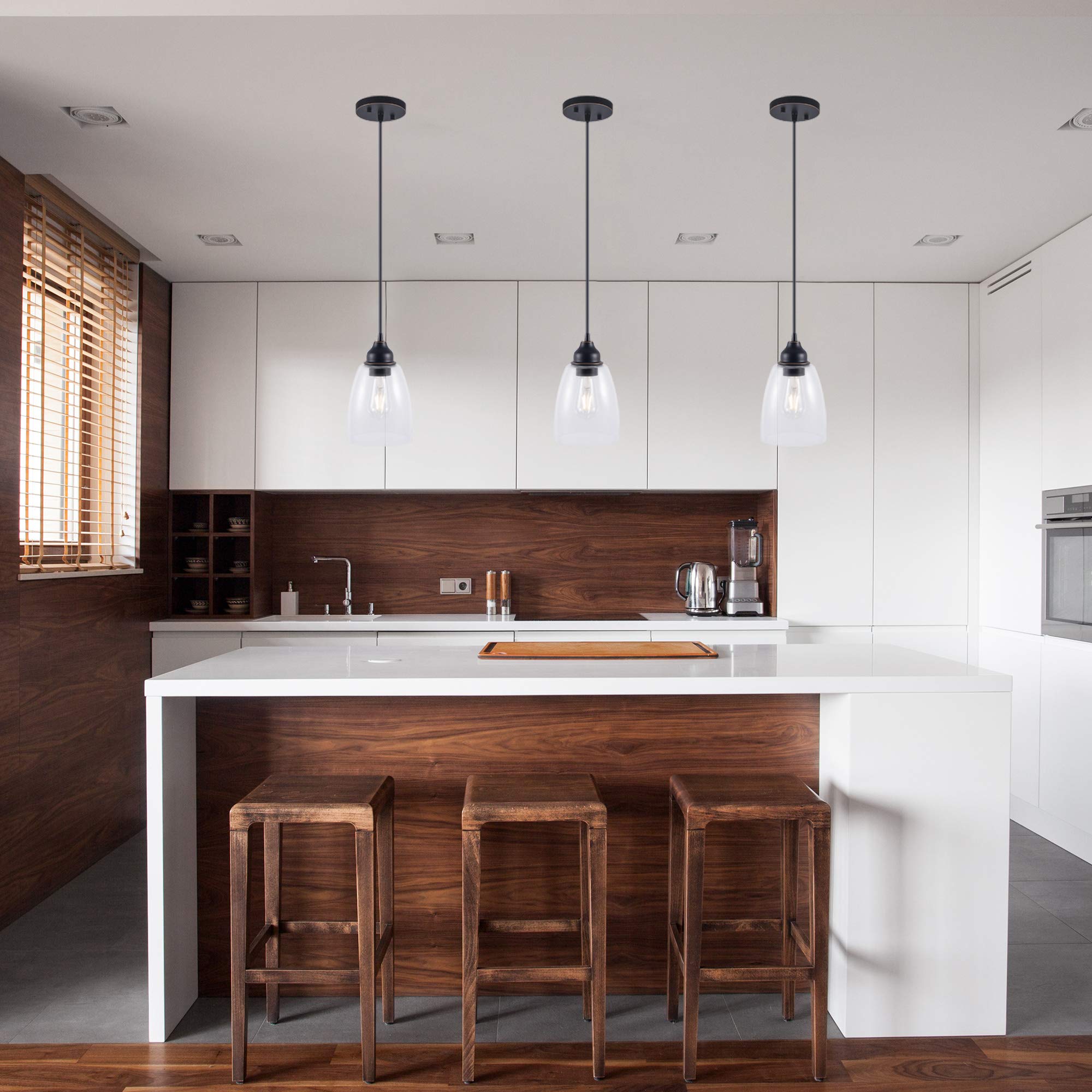 Pendant Lighting Fixture, Hanging Ceiling Lights with E26 Medium Base