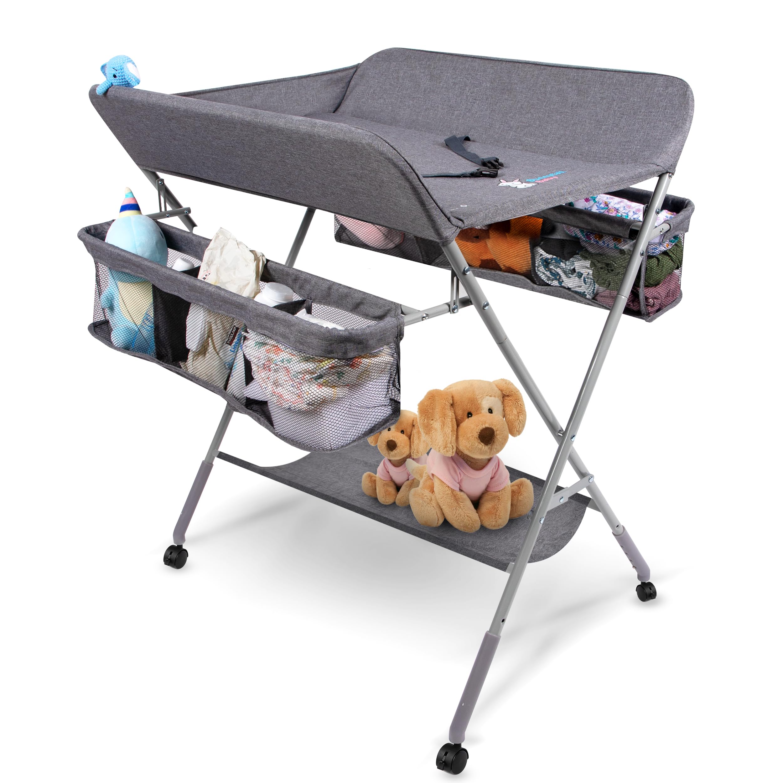 Baby Portable Changing Table for Baby - Baby Changing Tables with 2X Thicker