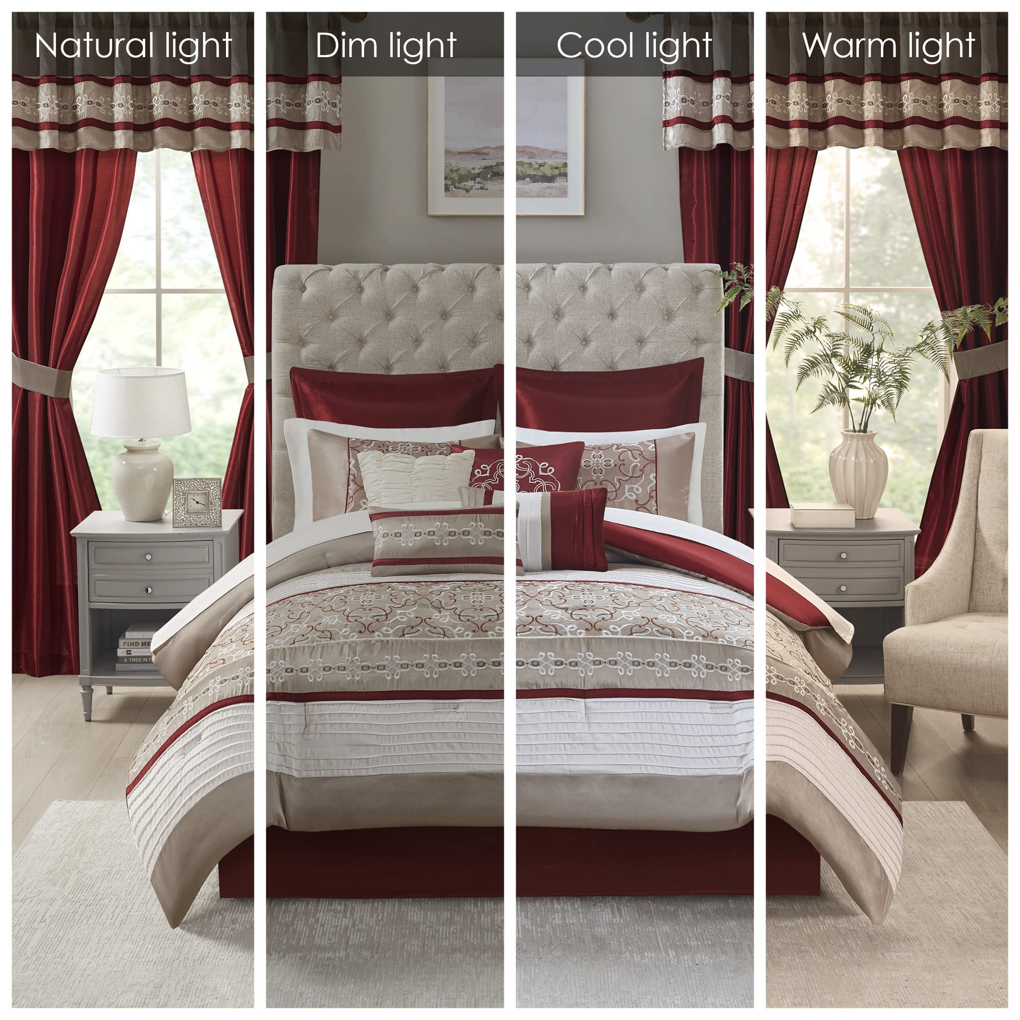 Essentials Jelena Room in A Bag Faux Silk Comforter Classic Luxe All Season Down