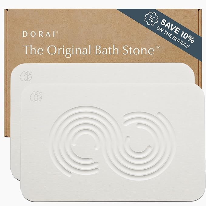 Home Bath Stone Mat 23.6"x15.4" – Quick-Dry