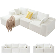 108" Modular Sectional Sofa, Modern L Shaped Cloud Couch,living room