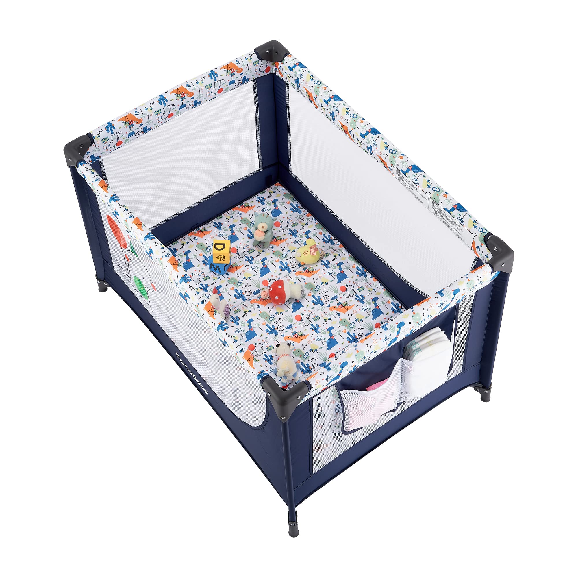 Babe Travel Foldable Portable Bassinet Baby Infant Comfortable Play Yard Crib