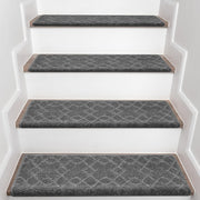 Bullnose Carpet Stair Treads, Stairs Carpet Non Slip 15 Pack, Stair Step Rugs 30"x9.5"x1.2"