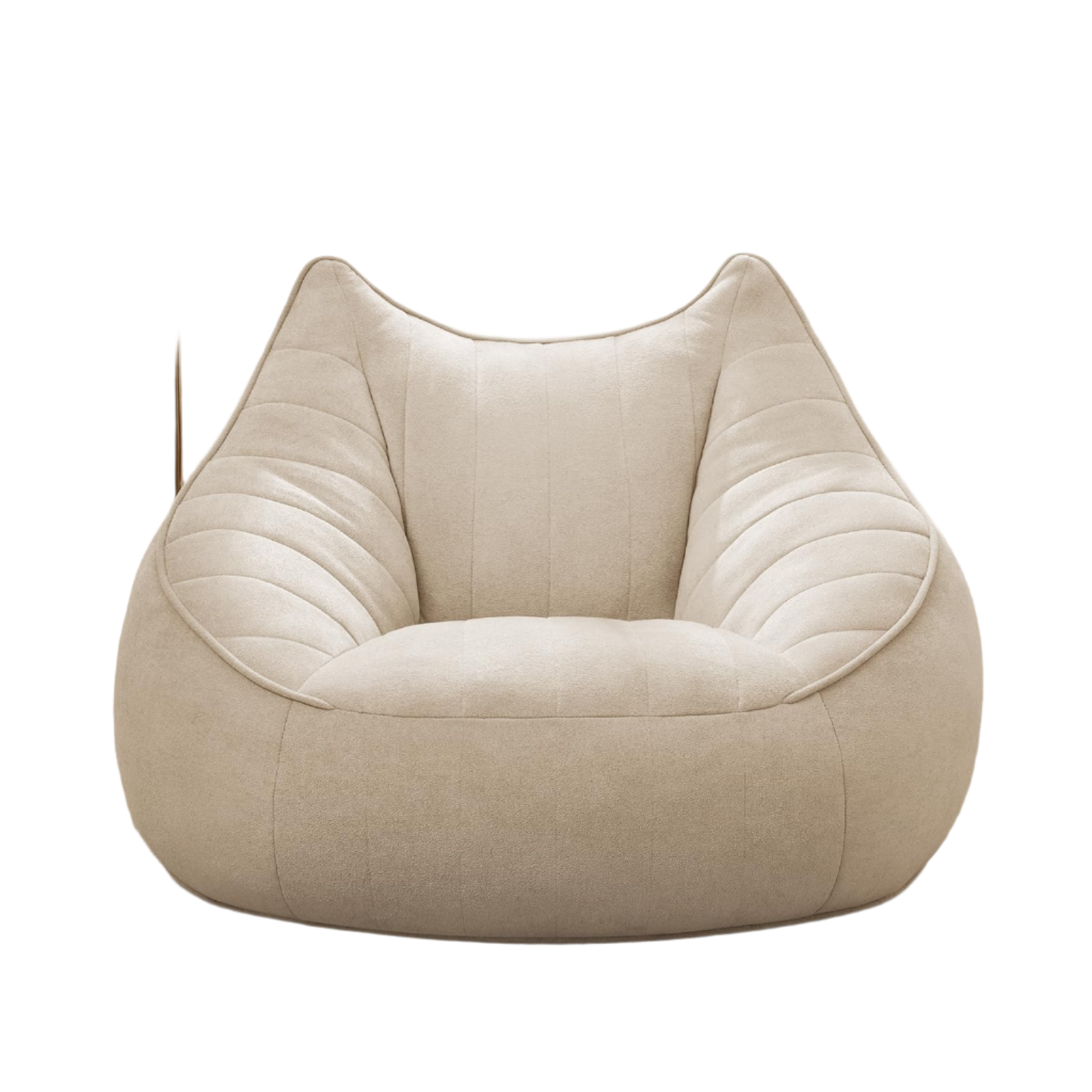 Cafy Reading Chair,Memory Foam Filling,Bean Bag Chair with Aesthetic Design