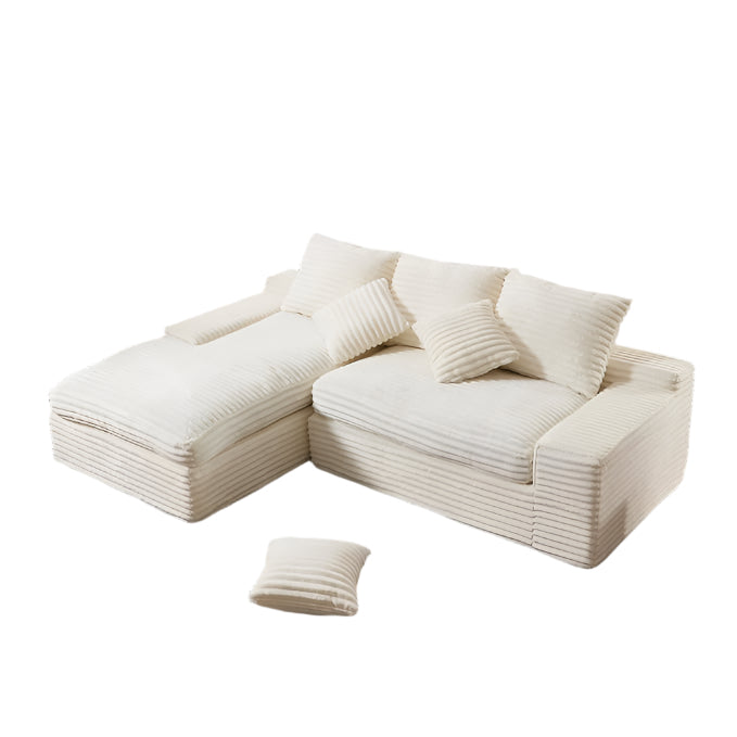 98'' Modular Sectional Sofa, Cloud Sectional Couch with Deep Seat