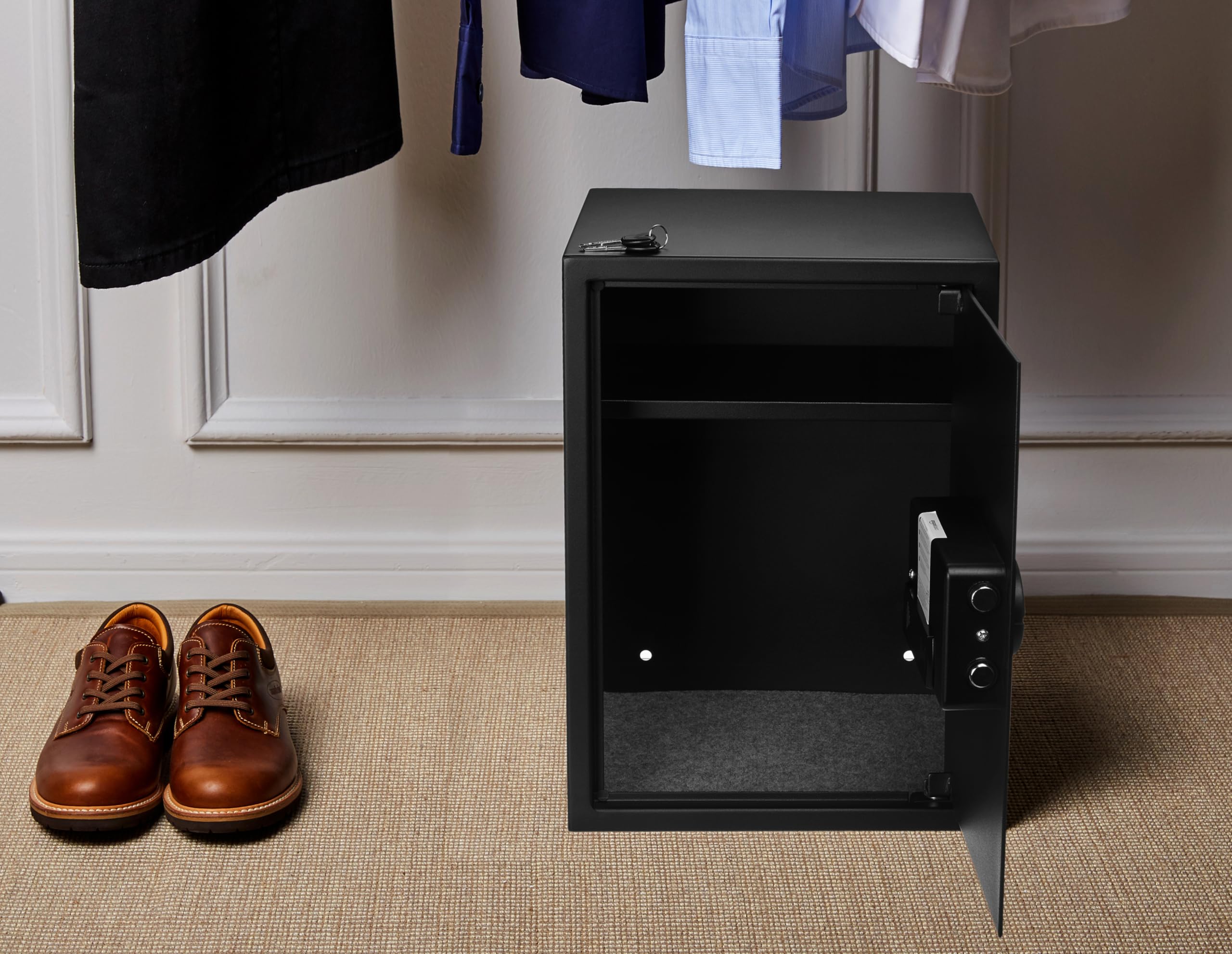 Steel Home Security Electronic Safe with Programmable Keypad Lock for Documents