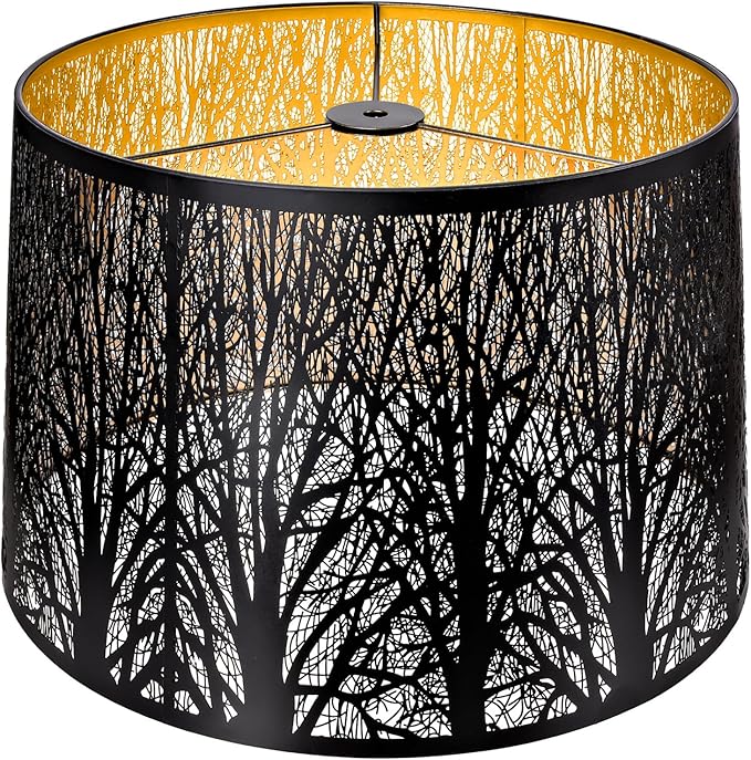 Large Lamp Shades, Alucset Drum Big Lampshades for Table Lamp and Floor Light,