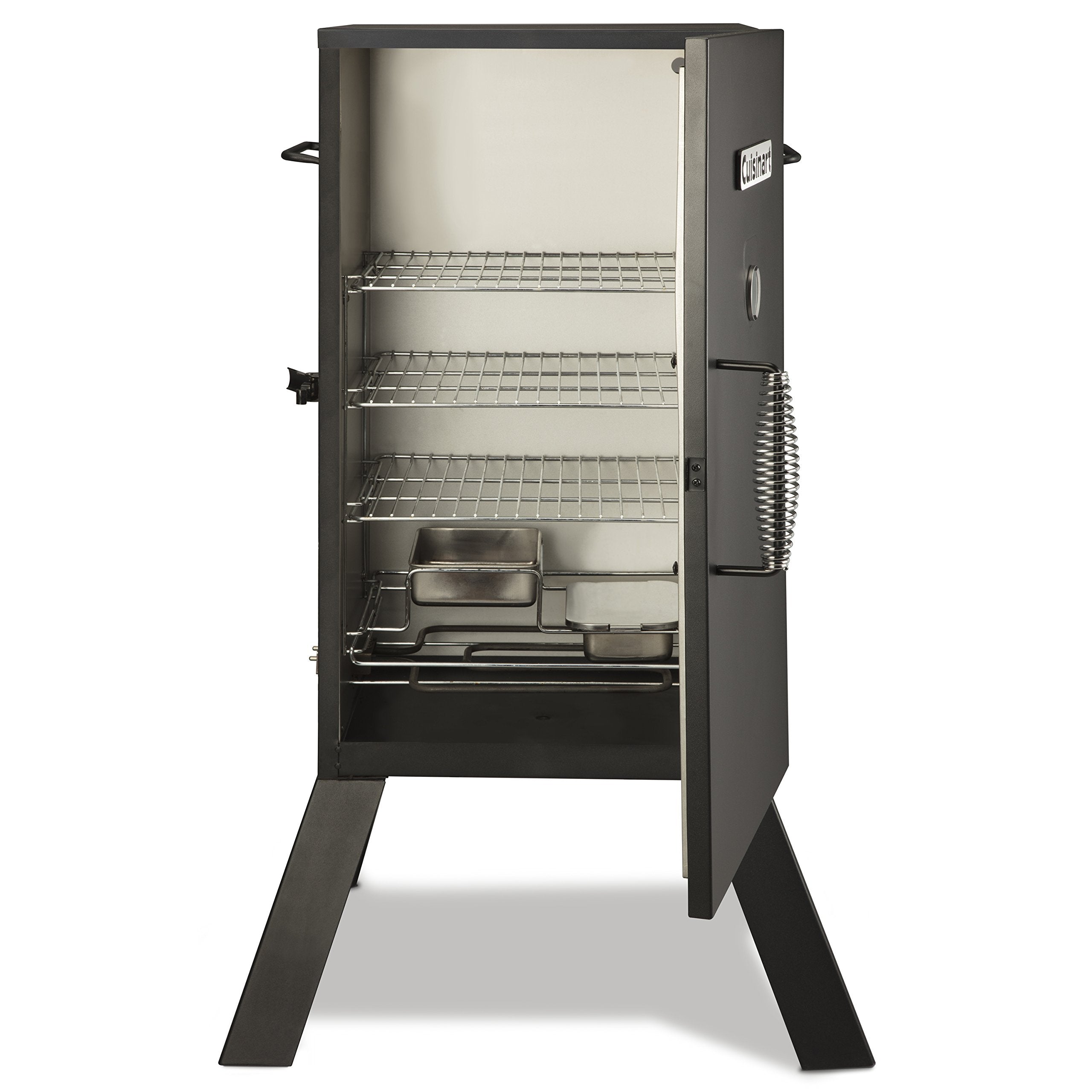 30" Electric Smoker, 3 Adjustable Racks, Large Capacity BBQ Meat Smoker, Water & Wood