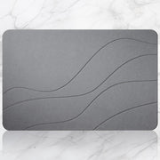 Diatomaceous Earth Bath Mat - Quick-Dry Mineral Mat for Bathroom & Showers - Non-Slip
