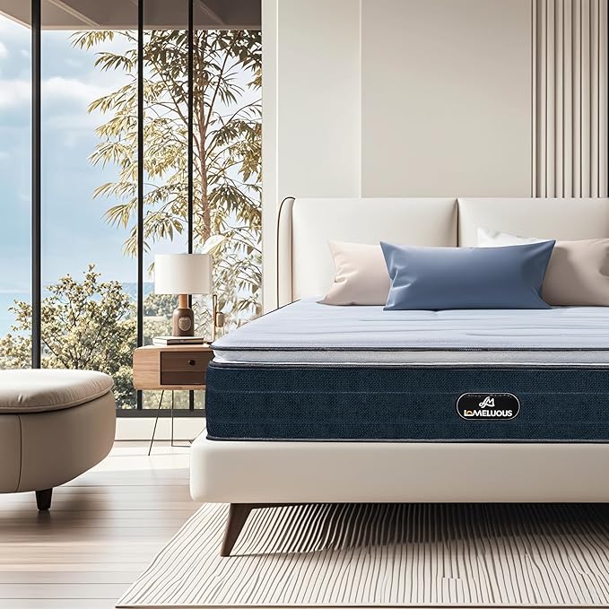 King Size Mattress 14 Inch，Luxurious Layered Support King Mattress