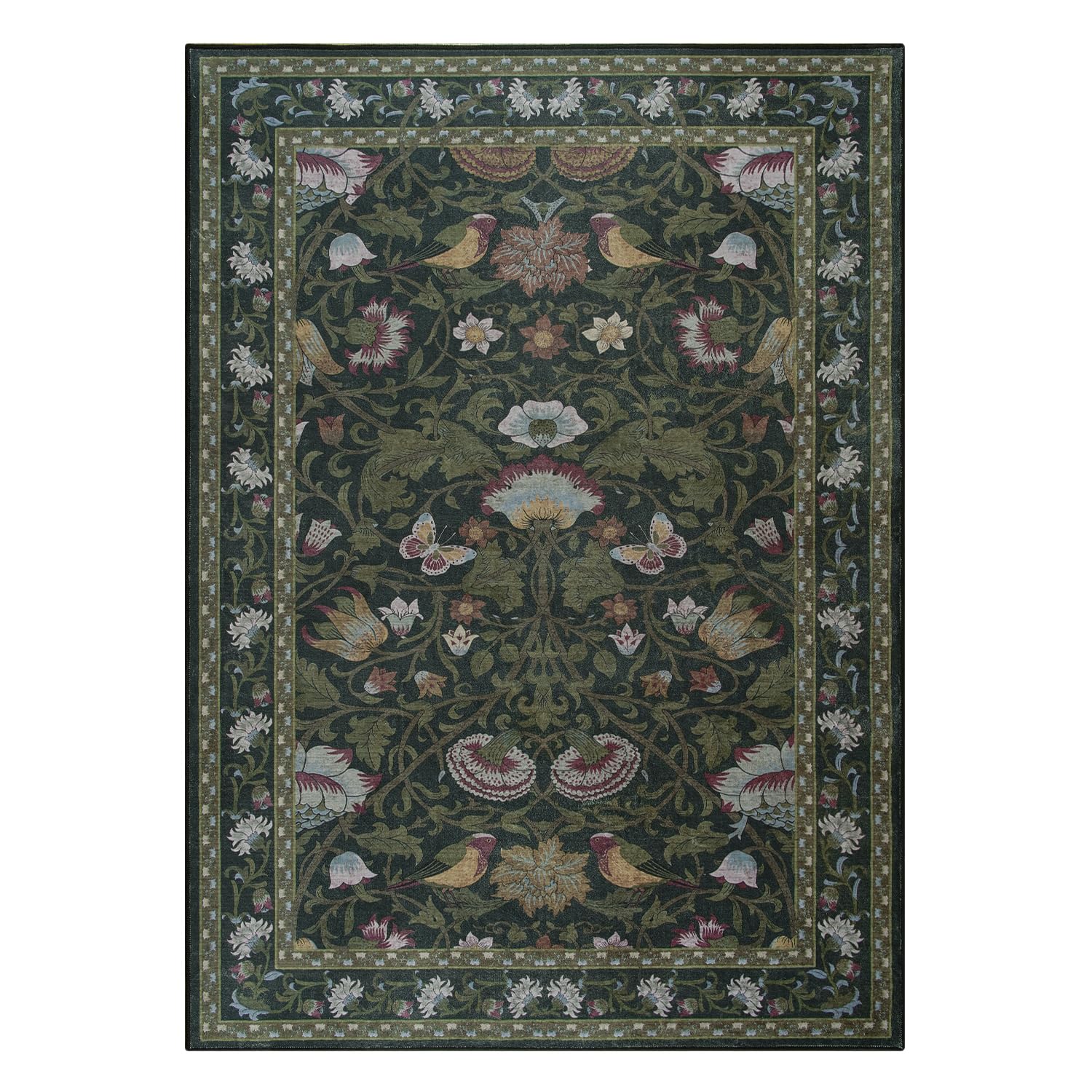 8x10 Large Area Rug for Living Room, Washable Bedroom Rug