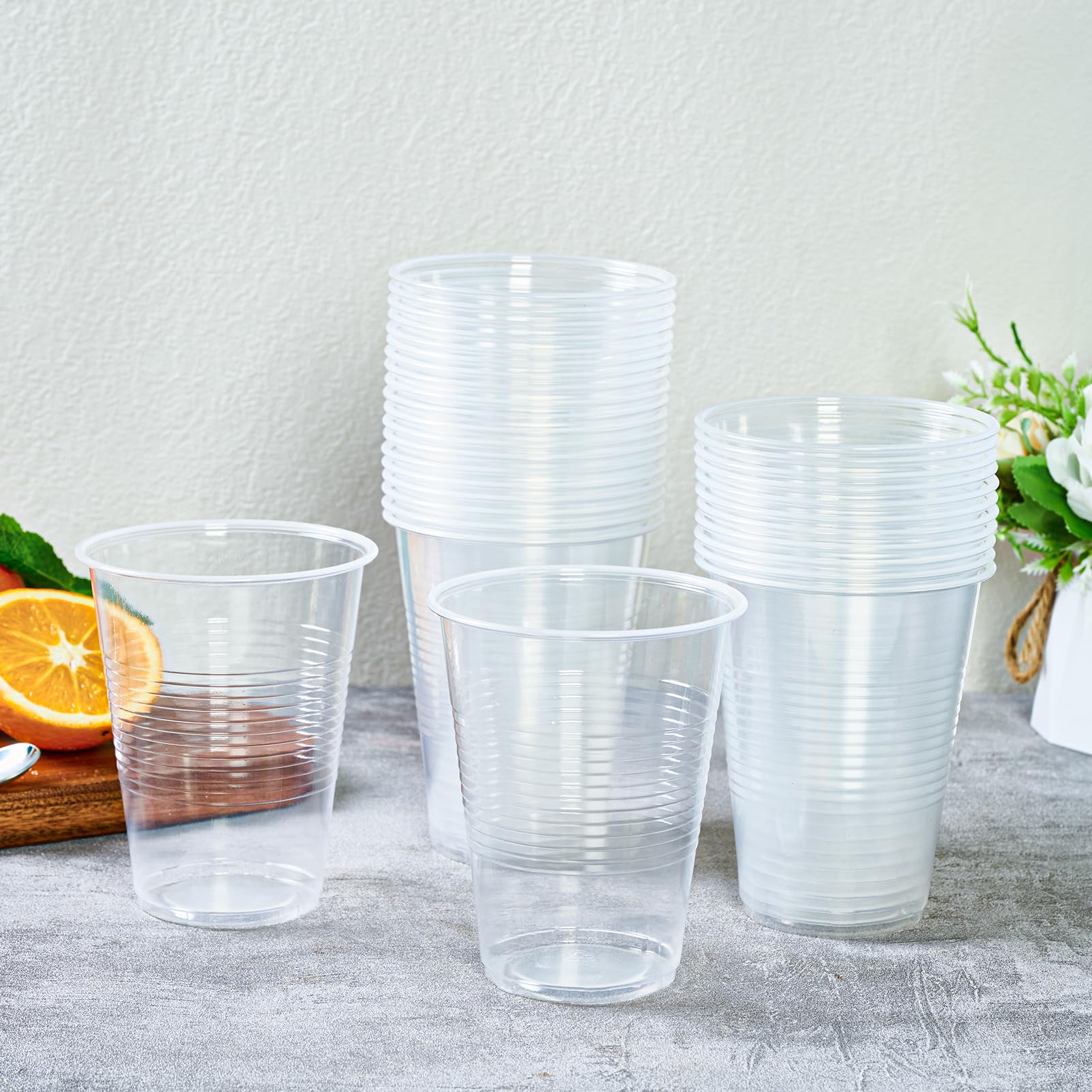 1000 PACK 16 oz Clear Plastic Cups, Cold Disposable Party Drinking Cups for Parties