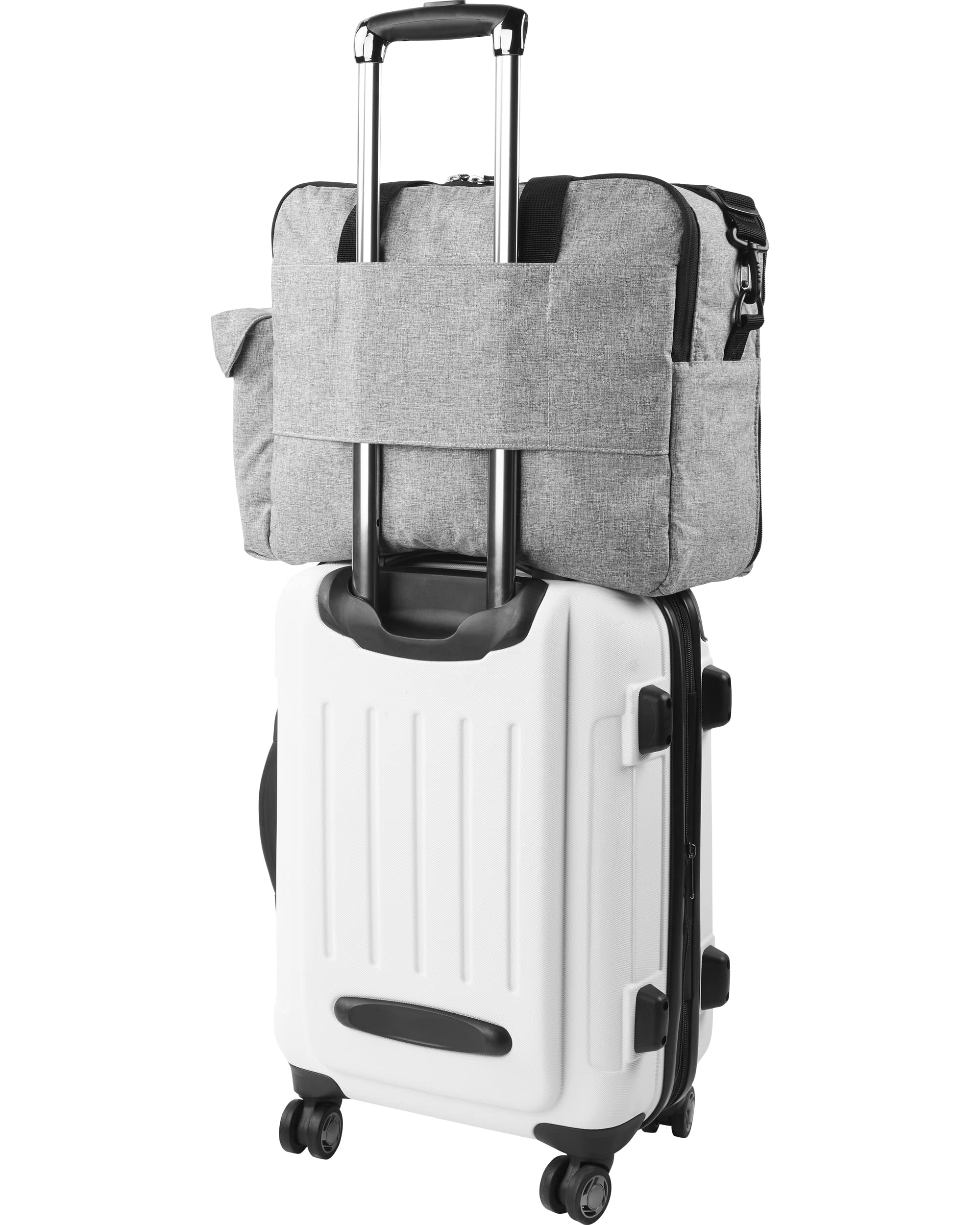 Iconic Duo Weekender, Extra Large Capacity with Changing Pad & Stroller Attachment