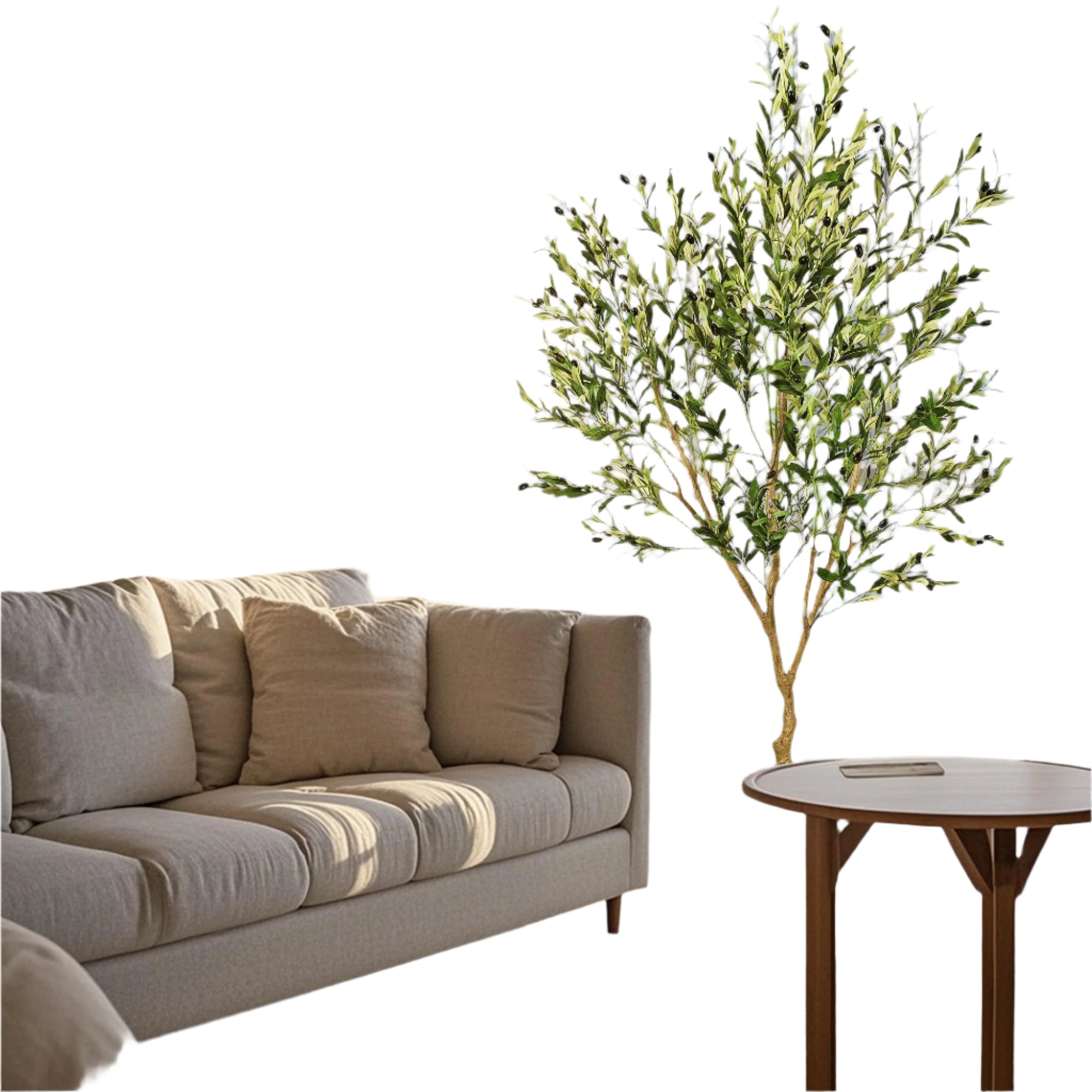 Faux Olive Tree Fake Olive Tree Olive Trees Artificial Indoor 7 Feet (84 inches) Realistic Potted