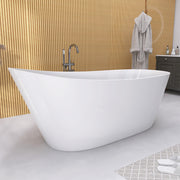 Free Standing Tub 59" Acrylic Freestanding Bathtub